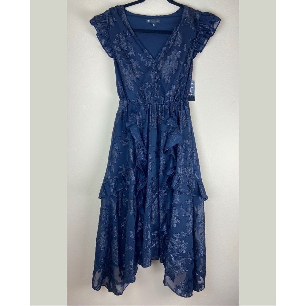 Inc Ruffled Button-Front Midi Dress - Picture 13 of 14